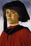 BOTTICELLI, Sandro, Portrait of a Young Man
